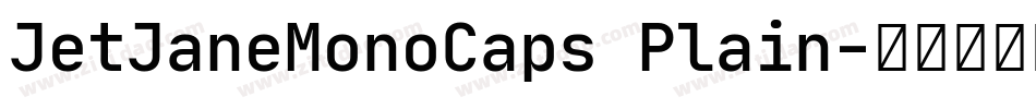 JetJaneMonoCaps Plain字体转换
